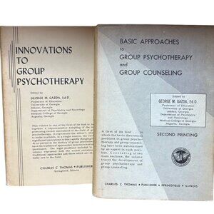 Basic Approaches To Group Psychotherapy And Counseling By Gazda Second Printing